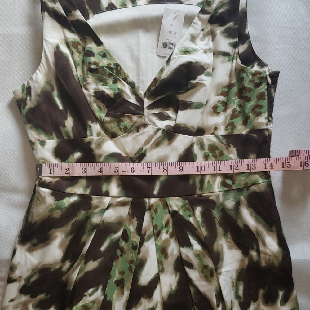 NWT Banana Republic Tropical Summer Midi Dress Size 6 - Picture 12 of 16
